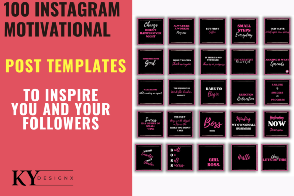 100 Instagram Editable Templates for a Cohesive Feed