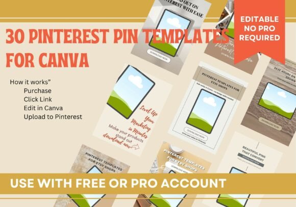 30 Pinterest Pin Templates Canva: Elevate Your Visual Strategy