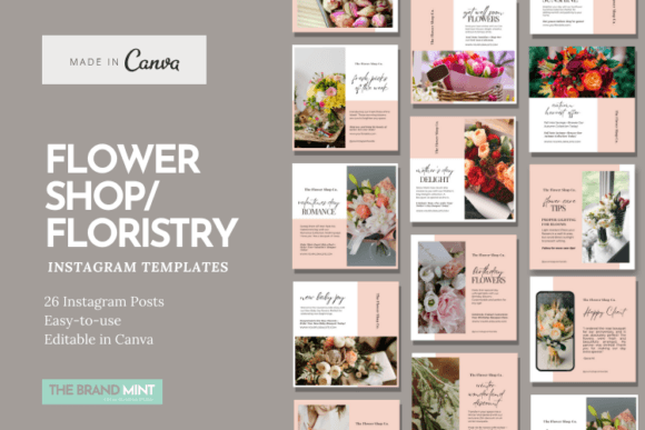 Elevate Your Feed: Floristry Instagram Templates