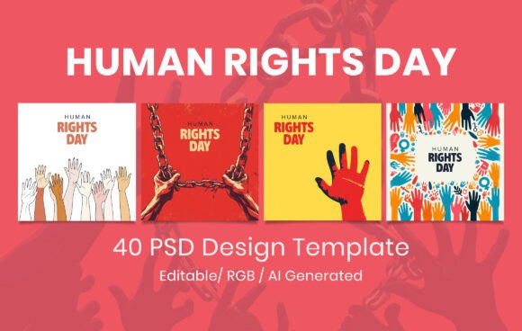 Human Rights Day PSD Templates: Designing for Impact