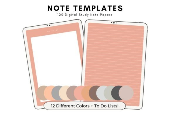 Master Your Workflow with Peachy Neutral Digital Note Templates