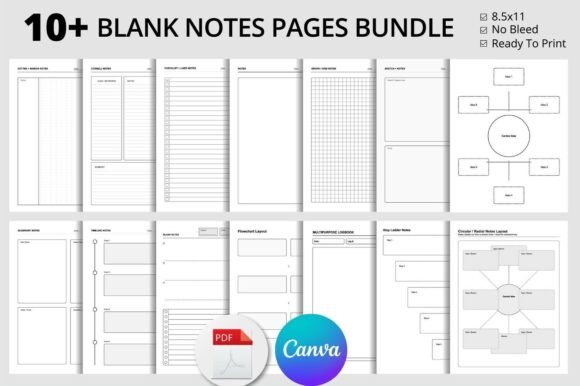 Mastering Your KDP Interior: The Ultimate Printable Note Templates Bundle