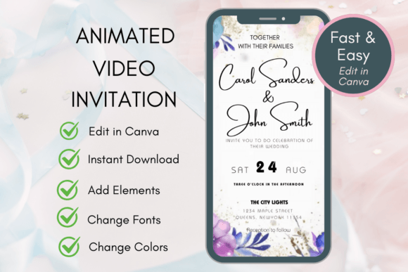 Modernize Your Nuptials: Wedding Invitation Video Templates for Canva