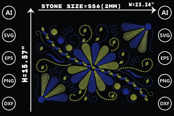 Pattern Rhinestone Templates: Instant Sparkle for Any Project