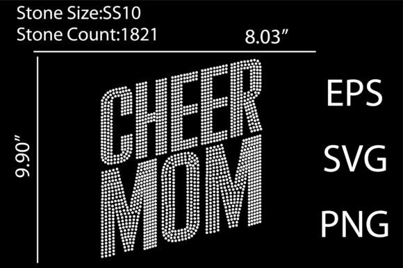 Sparkle and Spirit: Using Cheer Mom Rhinestone Templates