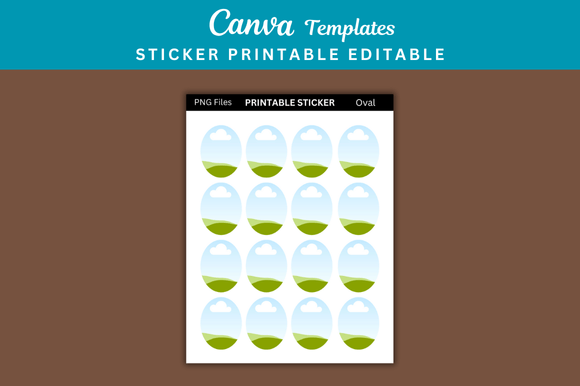Streamline Your Branding with Oval Sticker Printable Templates