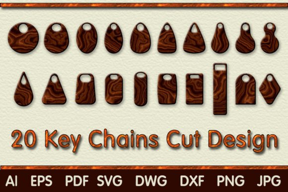 SVG Keychains Cutting Templates: Your Ultimate Design Toolkit